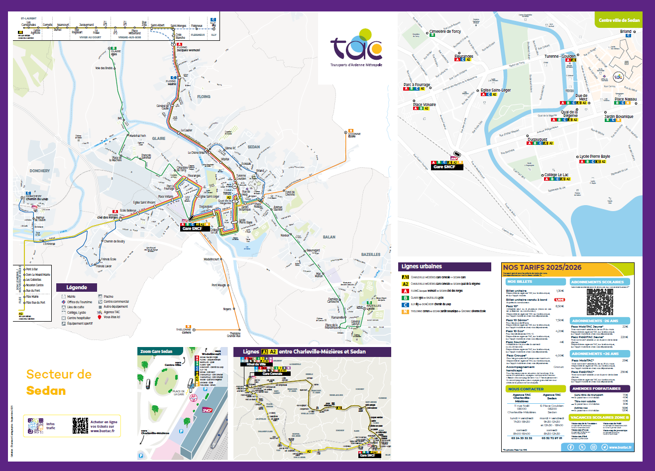 Plan secteur Sedan 2025