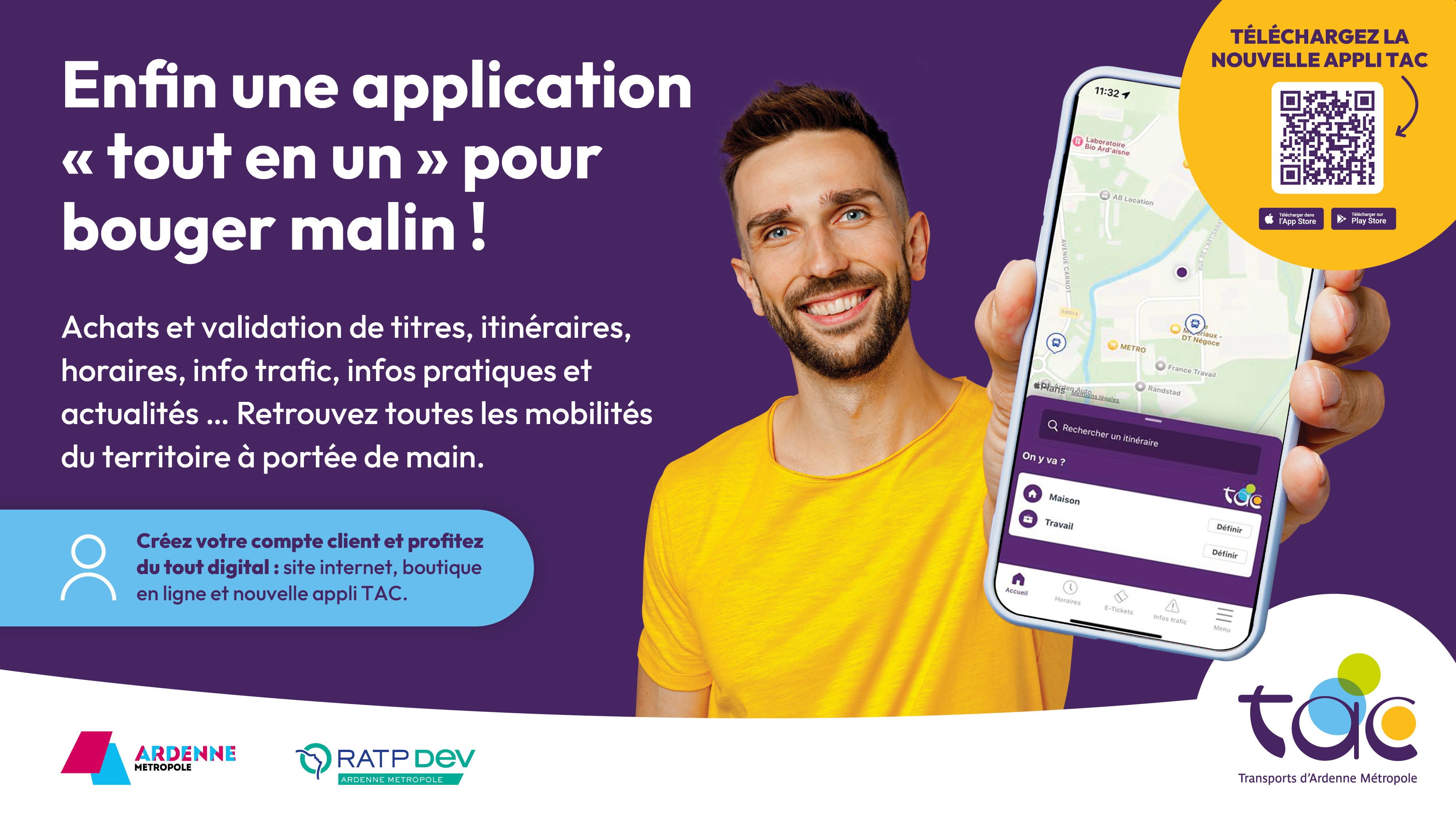 Enfin une application "tout en un" pour bouger malin! nouvelle application mobile Réseau TAC