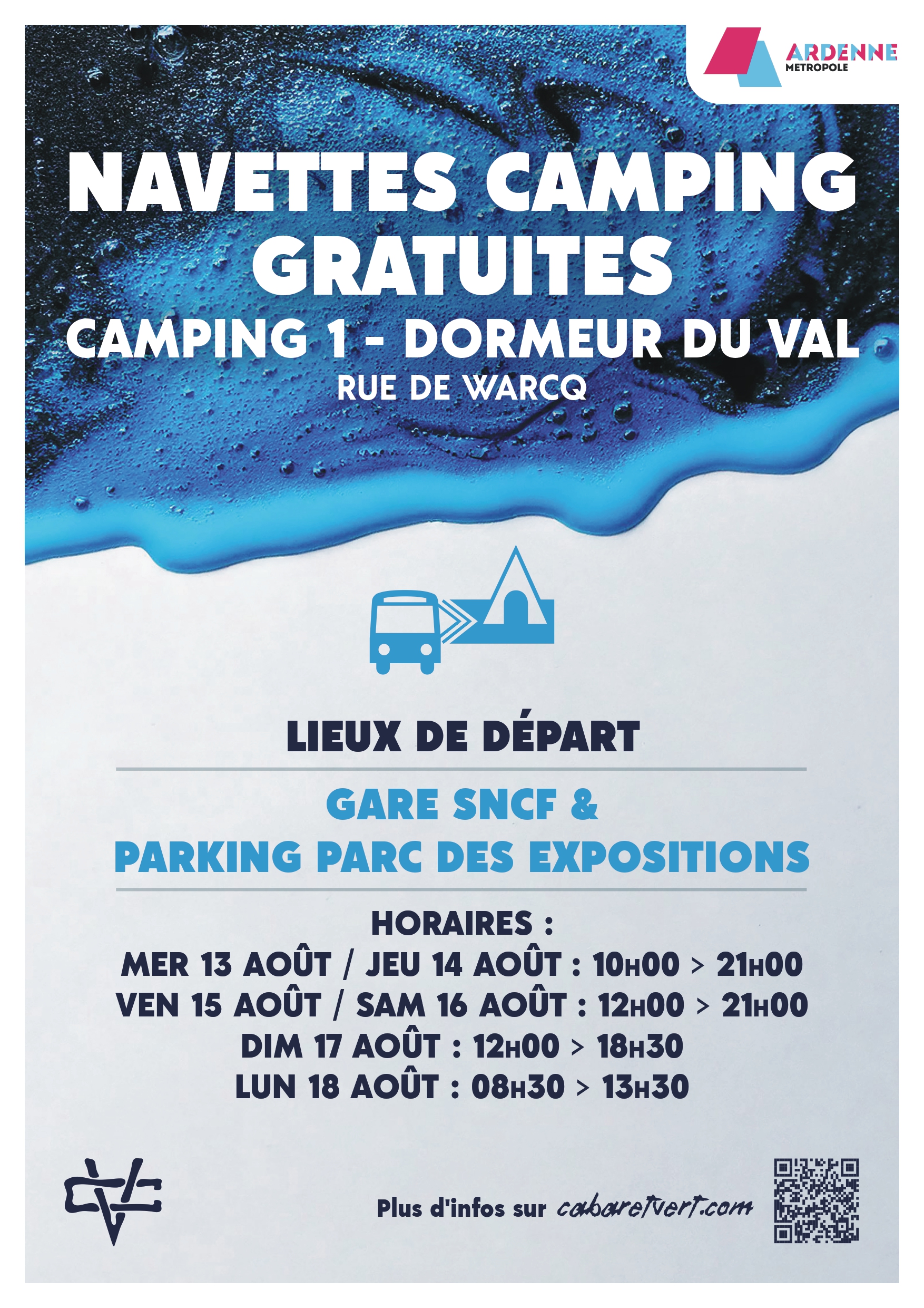 Navettes camping gratuites